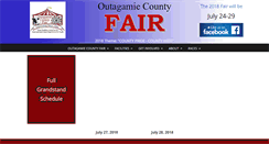 Desktop Screenshot of outagamiecountyfair.com